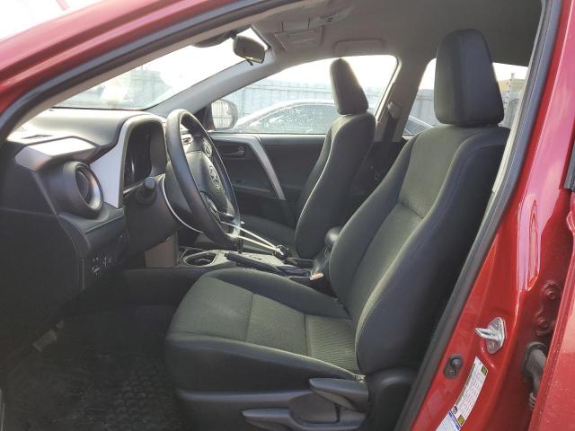 2T3BFREV9HW652140 - 2017 TOYOTA RAV4 LE წითელი ფოტო 7