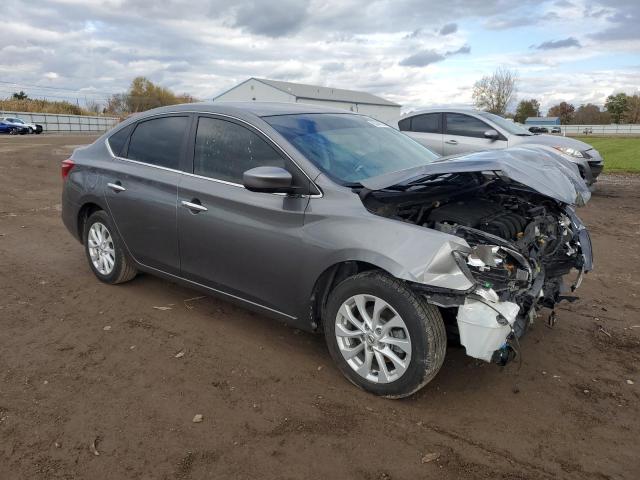 3N1AB7AP0KY409937 - 2019 NISSAN SENTRA S GRAY photo 4