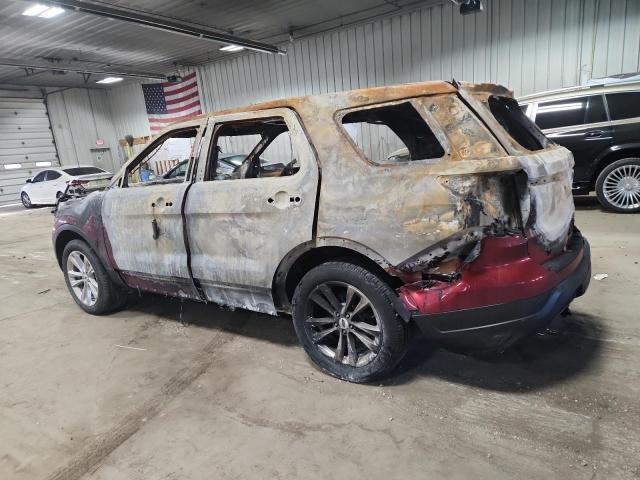 1FM5K8D8XKGA58704 - 2019 FORD EXPLORER XLT Каштановый фото 2