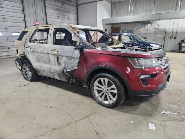 1FM5K8D8XKGA58704 - 2019 FORD EXPLORER XLT Каштановый фото 4