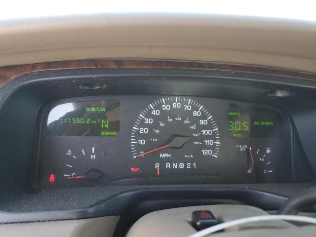 1LNHM82W1YY873305 - 2000 LINCOLN TOWN CAR SIGNATURE ბეჟი ფოტო 9