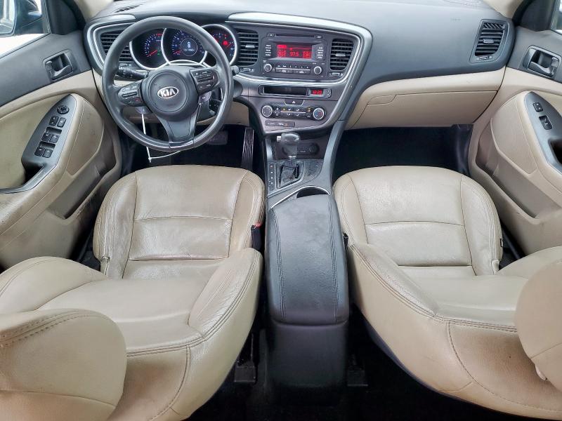 5XXGM4A70FG380065 - 2015 KIA OPTIMA LX BLACK photo 8