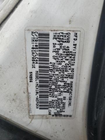 4T1BF18B0XU300347 - 1999 TOYOTA AVALON XL WHITE photo 12