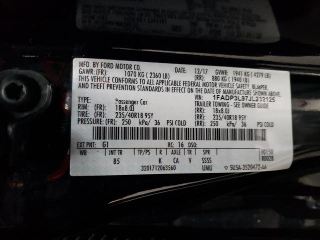 1FADP3L97JL232125 - 2018 FORD FOCUS ST Qara foto 12