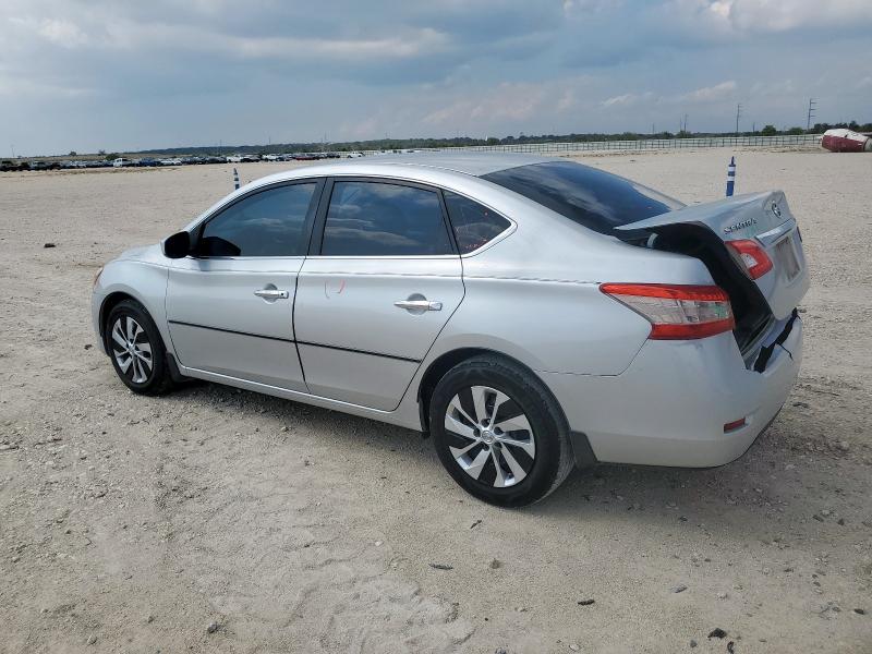 3N1AB7AP8FY246962 - 2015 NISSAN SENTRA S SILVER photo 2