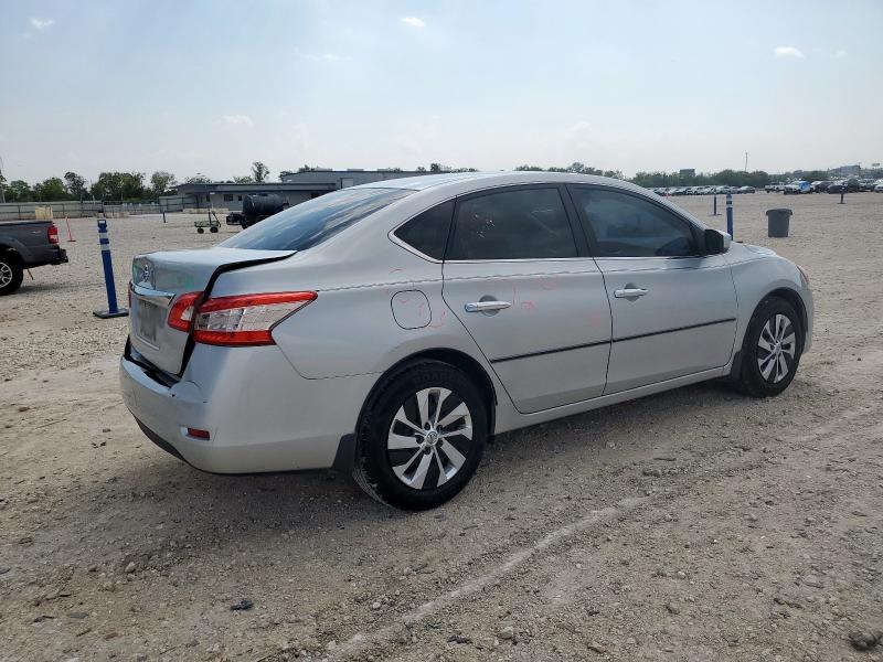 3N1AB7AP8FY246962 - 2015 NISSAN SENTRA S SILVER photo 3