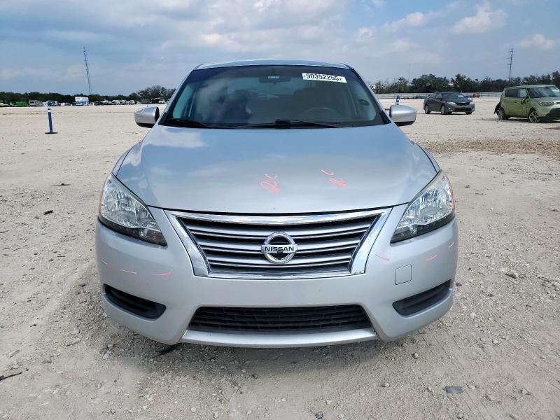 3N1AB7AP8FY246962 - 2015 NISSAN SENTRA S SILVER photo 5