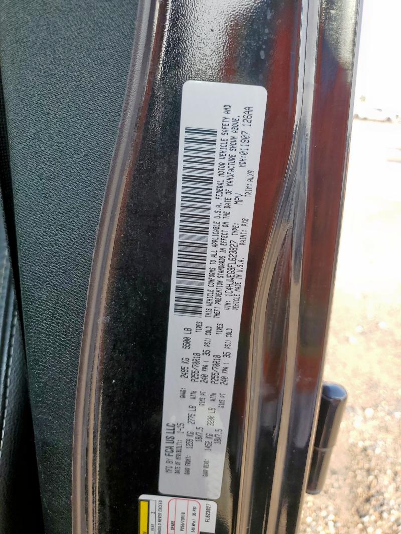 1C4HJWEG9FL623827 - 2015 JEEP WRANGLER U SAHARA BLACK photo 13