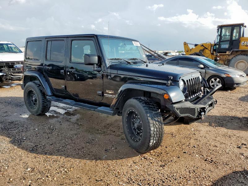 1C4HJWEG9FL623827 - 2015 JEEP WRANGLER U SAHARA BLACK photo 4
