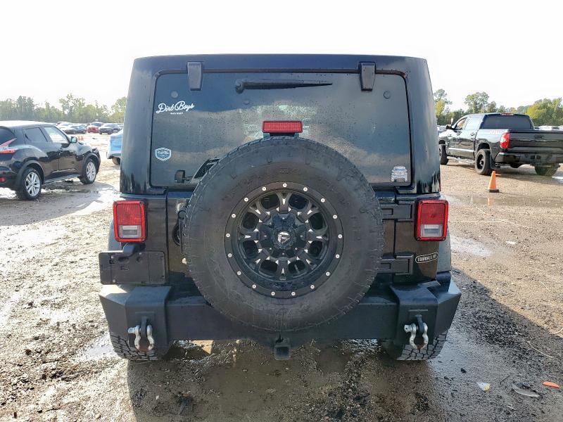 1C4HJWEG9FL623827 - 2015 JEEP WRANGLER U SAHARA BLACK photo 6