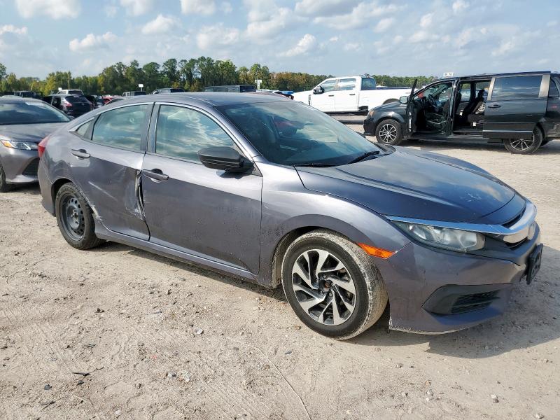 2HGFC2F55JH602911 - 2018 HONDA CIVIC LX GRAY photo 4