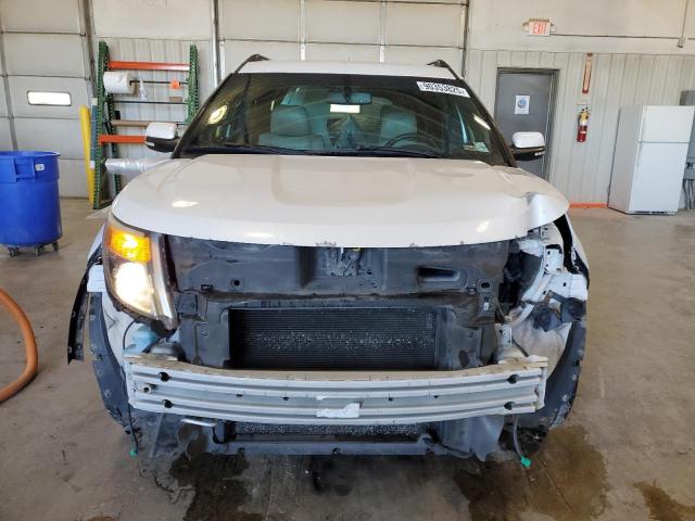 1FM5K8F8XDGB06556 - 2013 FORD EXPLORER LIMITED თეთრი ფოტო 5