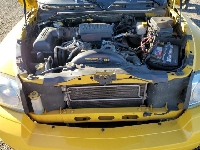 1D7HW48N56S573813 - 2006 DODGE DAKOTA QUAD SLT YELLOW photo 11