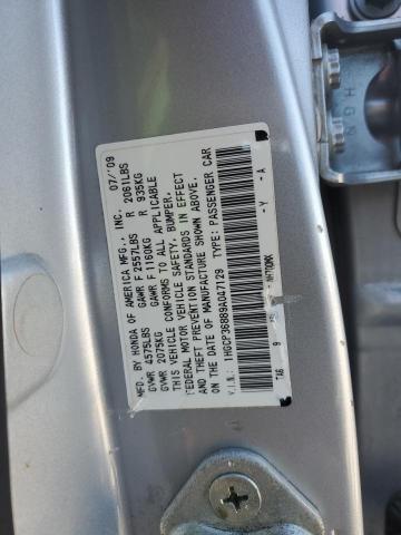 1HGCP36889A047129 - 2009 HONDA ACCORD EXL SILVER photo 12