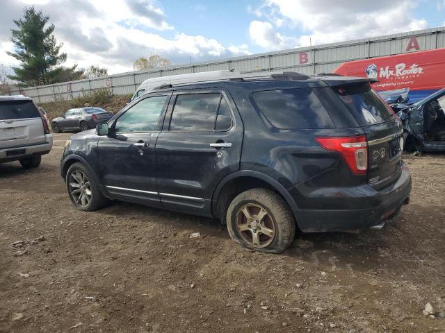 1FM5K8D81DGC14504 - 2013 FORD EXPLORER XLT შავი ფოტო 2