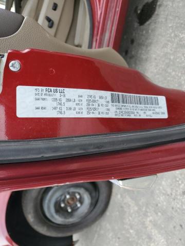 2C4RC1BG4GR253630 - 2016 CHRYSLER TOWN & COU TOURING ბურგუნდია ფოტო 13