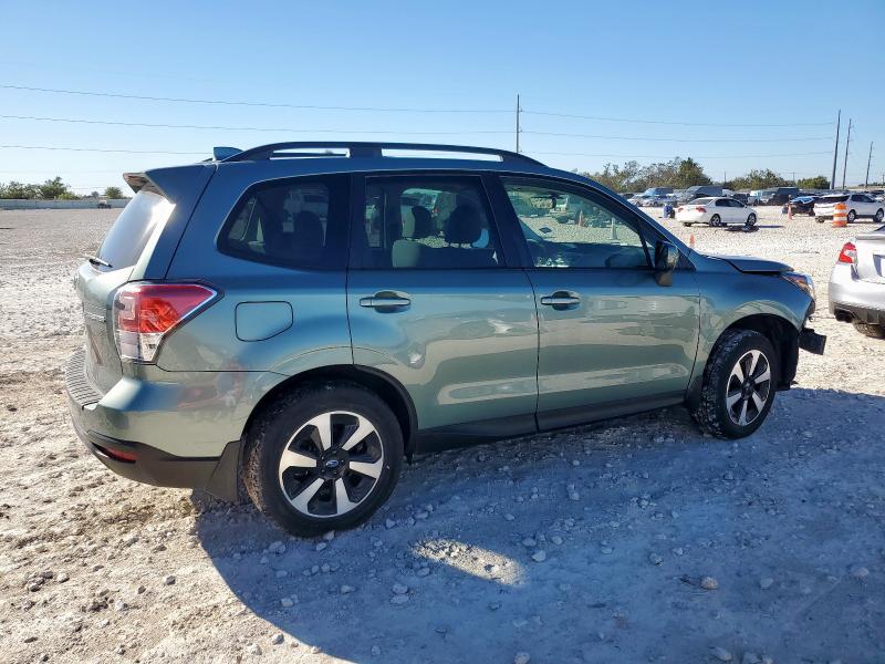 JF2SJAEC9JG549656 - 2018 SUBARU FORESTER 2.5I PREMIUM Зелений фото 3