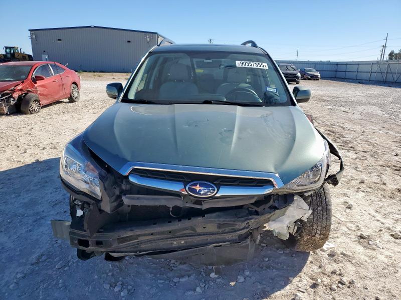 JF2SJAEC9JG549656 - 2018 SUBARU FORESTER 2.5I PREMIUM Зелений фото 5