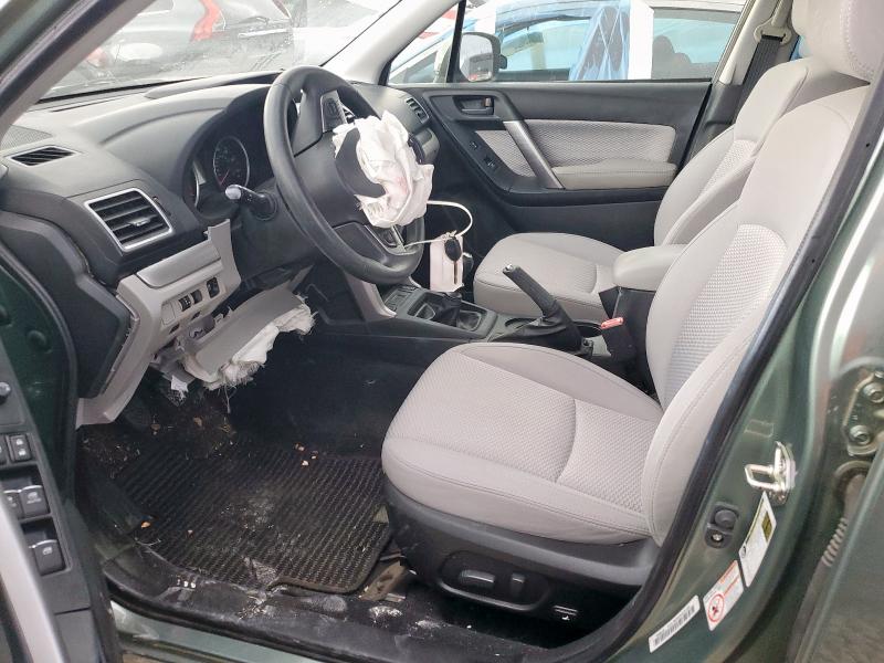 JF2SJAEC9JG549656 - 2018 SUBARU FORESTER 2.5I PREMIUM Зелений фото 7
