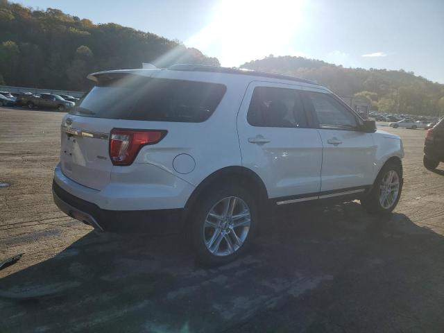 1FM5K8D88GGC02094 - 2016 FORD EXPLORER XLT WHITE photo 3