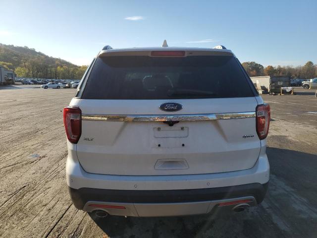 1FM5K8D88GGC02094 - 2016 FORD EXPLORER XLT WHITE photo 6