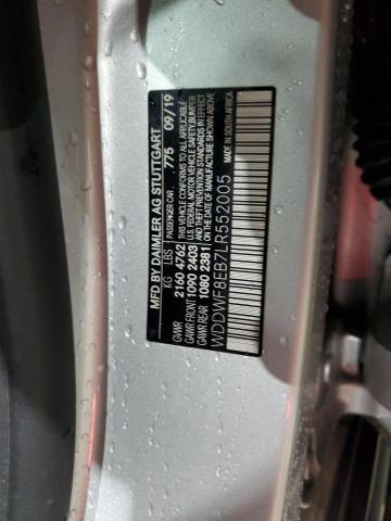 WDDWF8EB7LR552005 - 2020 MERCEDES-BENZ C 300 4MATIC SILVER photo 12