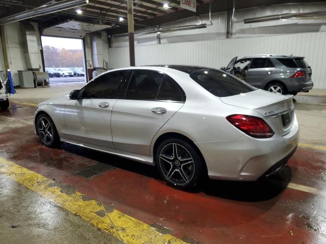 WDDWF8EB7LR552005 - 2020 MERCEDES-BENZ C 300 4MATIC SILVER photo 2