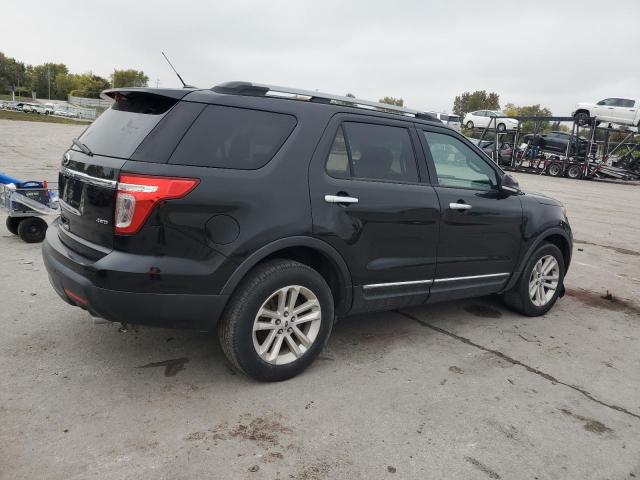 1FM5K8D84FGB47870 - 2015 FORD EXPLORER XLT BLACK photo 3