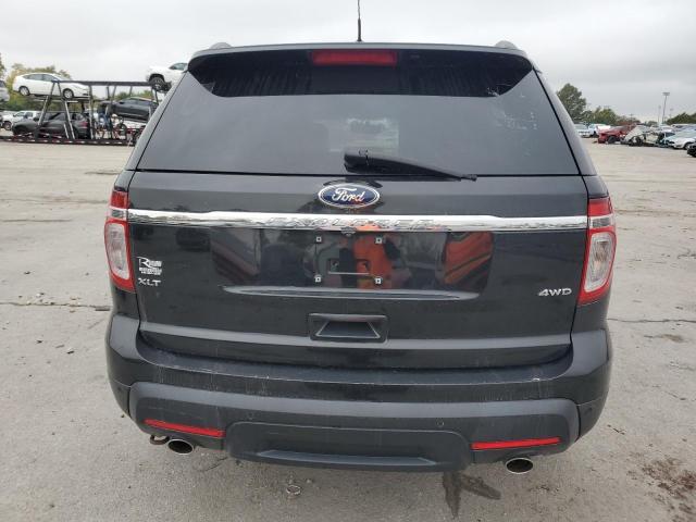 1FM5K8D84FGB47870 - 2015 FORD EXPLORER XLT BLACK photo 6