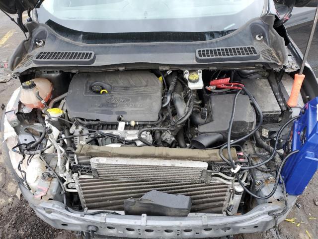 1FMCU0GD4JUD49601 - 2018 FORD ESCAPE SE Gri fotoğraf 12