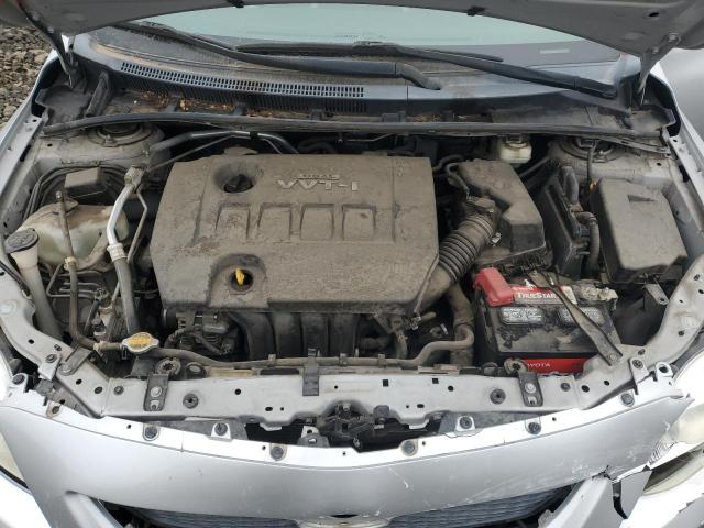 1NXBU40E69Z071432 - 2009 TOYOTA COROLLA BASE Серебристый фото 11