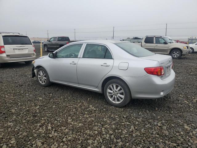 1NXBU40E69Z071432 - 2009 TOYOTA COROLLA BASE Серебристый фото 2