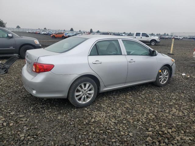 1NXBU40E69Z071432 - 2009 TOYOTA COROLLA BASE Серебристый фото 3