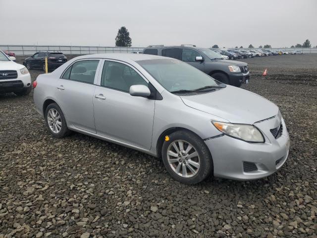 1NXBU40E69Z071432 - 2009 TOYOTA COROLLA BASE Серебристый фото 4