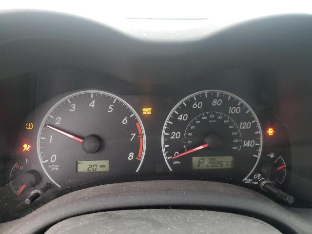 1NXBU40E69Z071432 - 2009 TOYOTA COROLLA BASE Серебристый фото 9