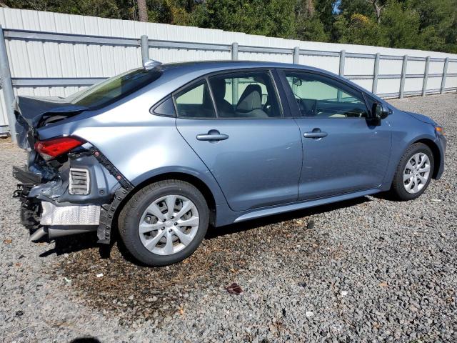 JTDEPMAE6NJ201163 - 2022 TOYOTA COROLLA LE BLUE photo 3