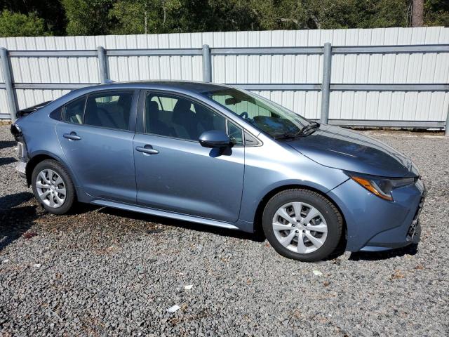 JTDEPMAE6NJ201163 - 2022 TOYOTA COROLLA LE BLUE photo 4
