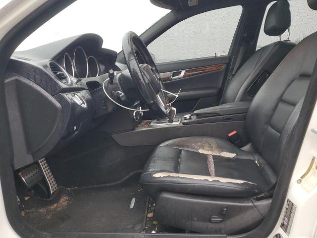 WDDGF8BB5CR209363 - 2012 MERCEDES-BENZ C 300 4MATIC WHITE photo 7