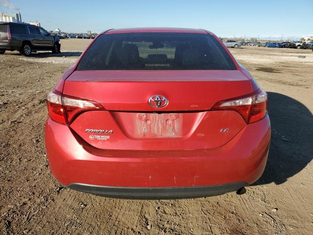 2T1BURHE2JC995342 - 2018 TOYOTA COROLLA L წითელი ფოტო 6