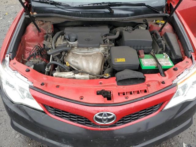4T1BF1FK8CU560010 - 2012 TOYOTA CAMRY BASE RED photo 11