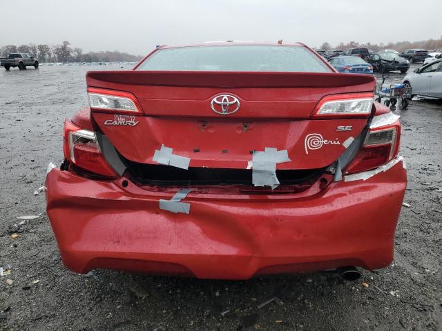 4T1BF1FK8CU560010 - 2012 TOYOTA CAMRY BASE RED photo 6