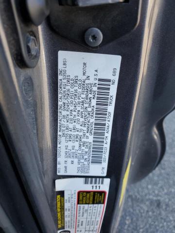 5TEUU42N39Z609828 - 2009 TOYOTA TACOMA ACCESS CAB ნაცრისფერი ფოტო 12