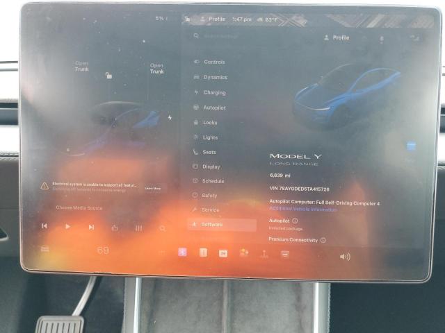 7SAYGDED5TA415726 - 2026 TESLA MODEL Y 蓝色 照片 9