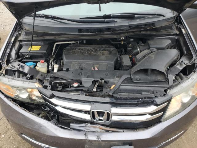 5FNRL5H64FB051452 - 2015 HONDA ODYSSEY EXL GRAY photo 12