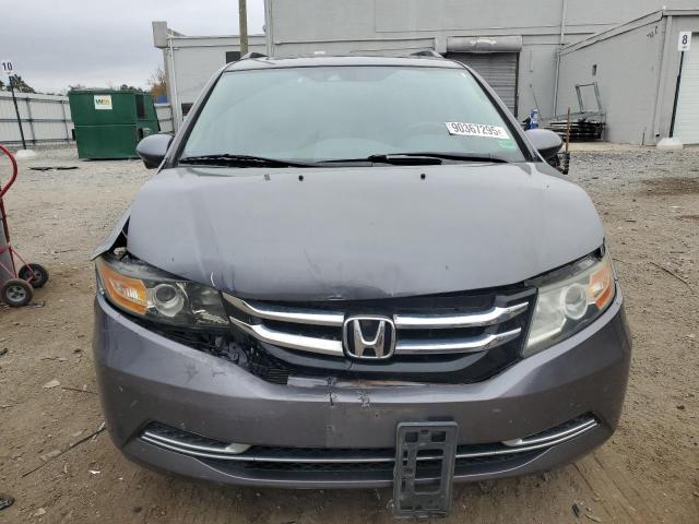 5FNRL5H64FB051452 - 2015 HONDA ODYSSEY EXL GRAY photo 5