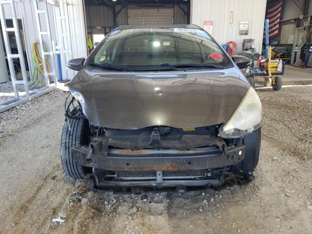JTDKDTB32D1554422 - 2013 TOYOTA PRIUS C CHARCOAL photo 5
