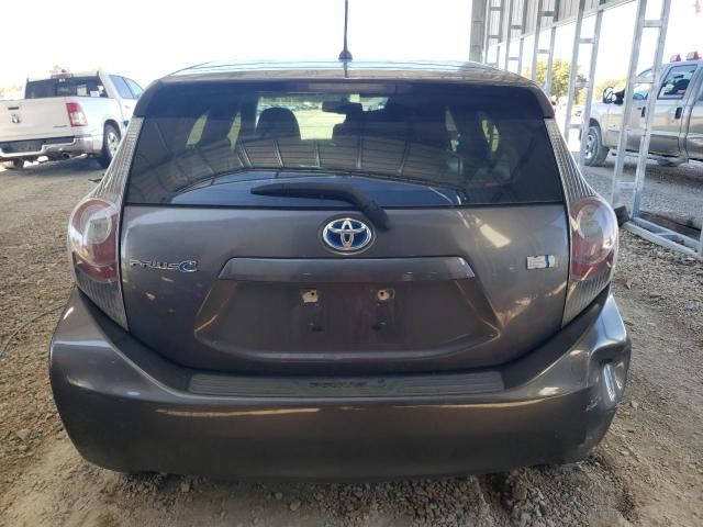 JTDKDTB32D1554422 - 2013 TOYOTA PRIUS C CHARCOAL photo 6