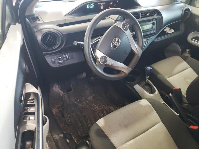 JTDKDTB32D1554422 - 2013 TOYOTA PRIUS C CHARCOAL photo 8