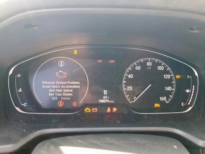 1HGCV1F48JA171669 - 2018 HONDA ACCORD EX Ақ фото 9