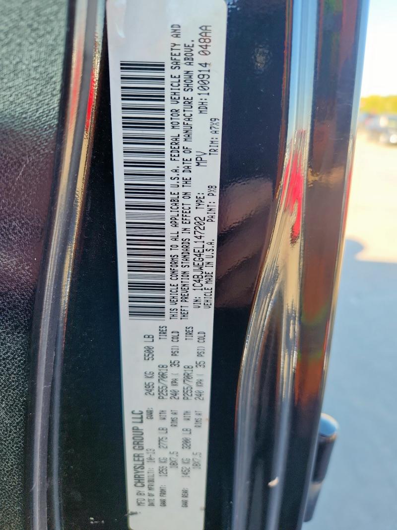 1C4BJWEG4EL147202 - 2014 JEEP WRANGLER U SAHARA BLACK photo 12